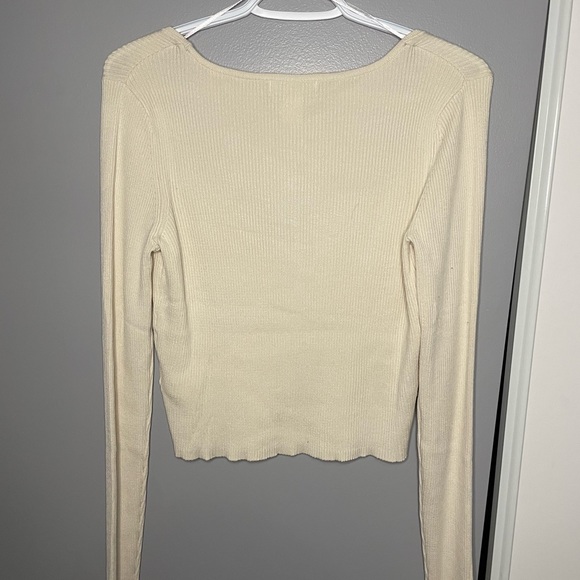 Cream Long Sleeve Top - Picture 2 of 3